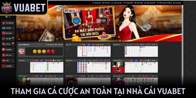 Tham gia cá cược an toàn tại nhà cái VUA BET